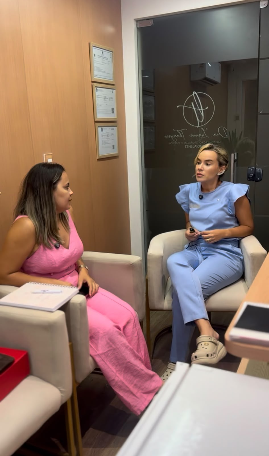 Dra. Luanna com uma mentoranda